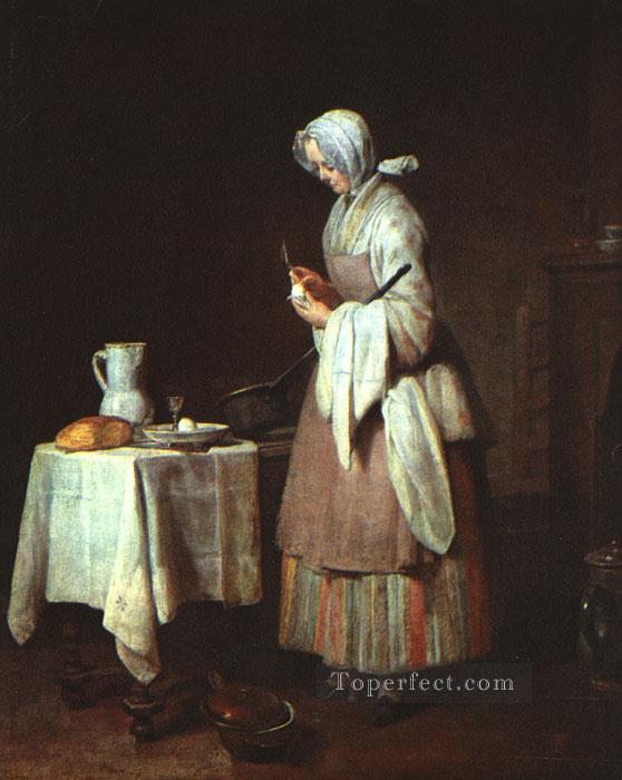 The Attentive Nurse still life Jean Baptiste Simeon Chardin Oil Paintings